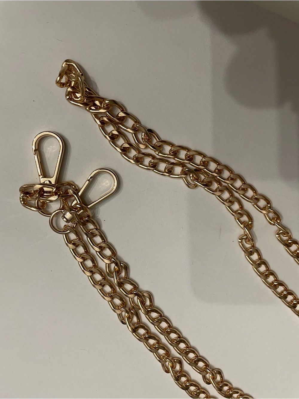 Gold Chain Strap for Women’s Bag - Elegant Replacement Strap